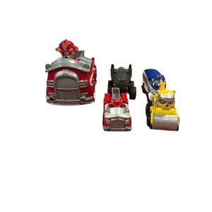 Paw Patrol‎ Die Cast Vehicles Lot Marshall Chase Rocky Rubble Tracker